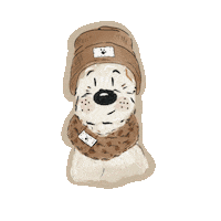 Winter Beanie Sticker by Winkeltjevanbeer