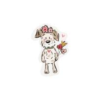 Cutepuppy Sticker by Winkeltjevanbeer