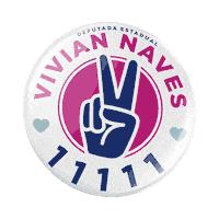 vivianalbernaznaves deputada 11111 anapolis vivian naves Sticker