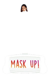 Mask Up Sticker by BORN ON INSTAGRAM