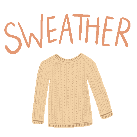 Sweater Weather Fall Sticker