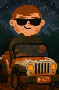 Raining Jurassic Park GIF by Brzzy