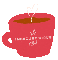 InsecureGirlsClub coffee tea mug tigc Sticker