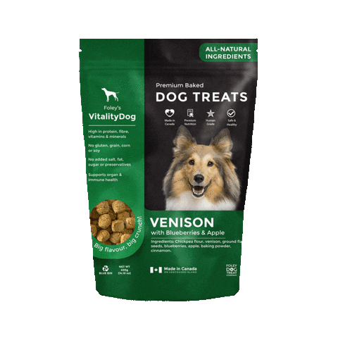 FoleyDogTreatCompany giphyupload dogtreat foleydog vitalitydog Sticker