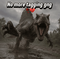 Dinosaur Stop Tagging GIF