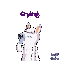 Sheep Crying Lol Sticker by VeeFriends