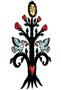 katerinavelcheva velcheva magical tree velchevafolk ukrainian tree Sticker