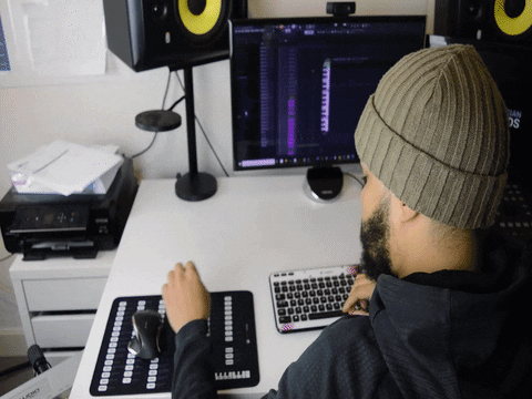 musiciangoods giphyupload producer music production beatmaking GIF