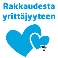Heart Love Sticker by Yrittäjät