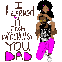 Black Lives Matter Pop Sticker by INTO ACTION