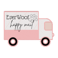 everwoof happy mail ever woof everwoof everwoof happy mail Sticker