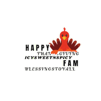 Thanks Thanksgiving Sticker by ICYSWEETNSPICY