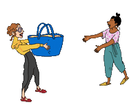 Bag Clothes Swap Sticker by Clothing Loop