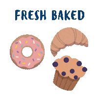 Baking Fresh Baked Sticker by Food Service Direct