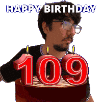 109 Years Old Sticker