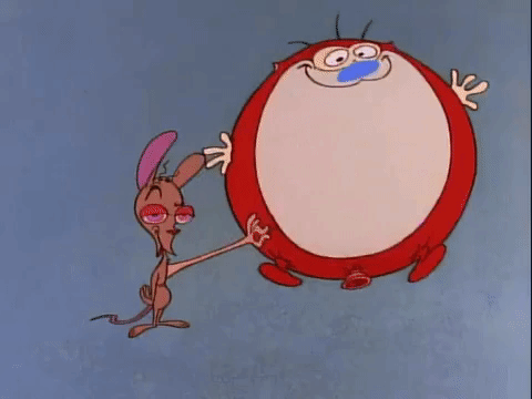 ren and stimpy nicksplat GIF