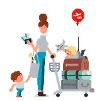 Travel Holiday Sticker by berlinairport