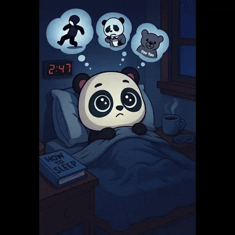 Sleepy Good Night GIF by PandaMania