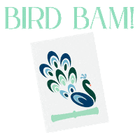 TheMahjongHouse mahjong mahjongg birdbam bamtile Sticker