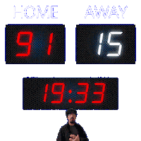 15 Away Sticker
