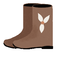 Boot Sticker by Raquel Coicev