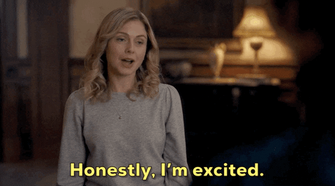 So Excited Reaction GIF by CBS