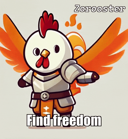 Freedom Soar GIF by Zorooster