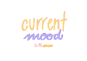 Current Mood Sticker by Hello Ginger