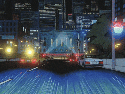 Speeding Initial D GIF