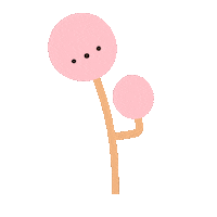 pink tree Sticker by Miguelgarest