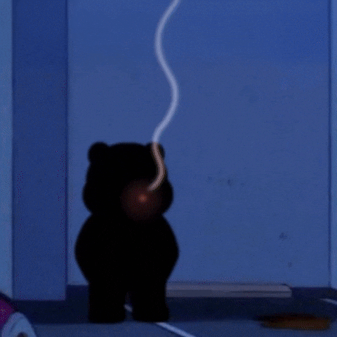 Sad Panda Night Scene GIF by Kanpai Pandas