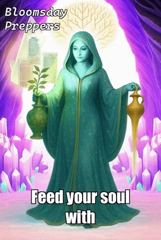 Meditation Crystals GIF by Bloomsday Preppers