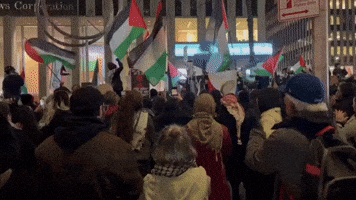 Pro-Palestinian March Ends at News Corp HQ in Manhattan