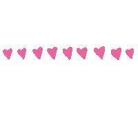 In Love Hearts Sticker