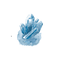 Crystal Stone Sticker by TRVRSOutdoors