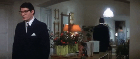AstroRey giphygifmaker superman christopherreeve GIF
