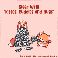 Sweet Dreams Kiss GIF by SoyandMochi