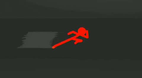 NinjaComix red black stick stick fight GIF