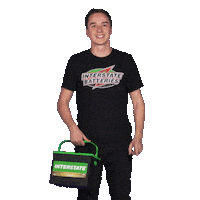 Christopher Bell Agree Sticker by Interstate Batteries