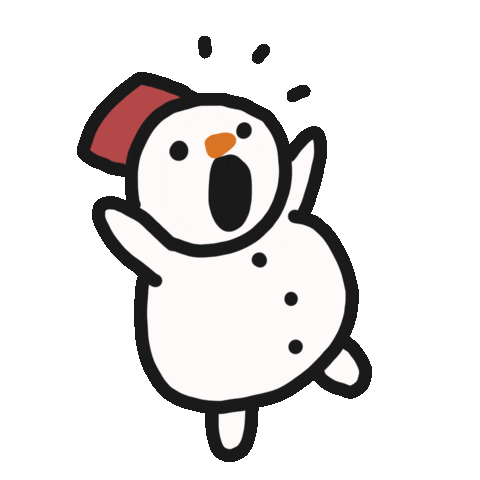 Snow Wow Sticker by BayaBaya._.club