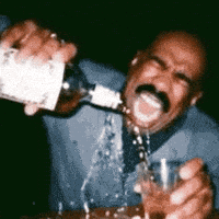 Steve Harvey Drinking GIF by slicedbread