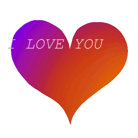 I Love You Heart Sticker