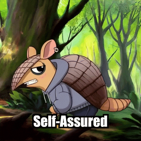 Wisdom Confidence GIF by Chillo Dillo