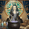 Magic Witch GIF by Graphic Delancey