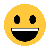 emojitool happy hi face wink Sticker