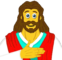 Sign Language Jesus Sticker