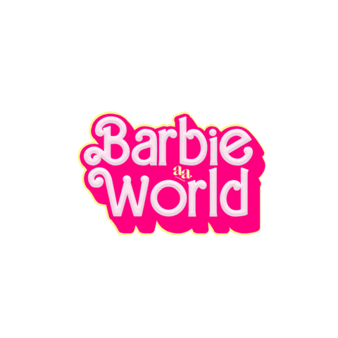 Barbie Movie Love Sticker