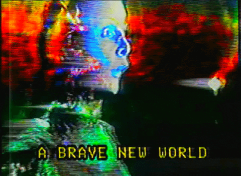 glitchedmemories giphyupload glitch ai robot GIF