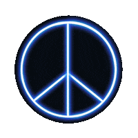 Neon Glow Sticker by Gina M.