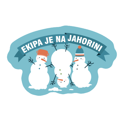 Christmas Snow Sticker by Hotel Jahorina